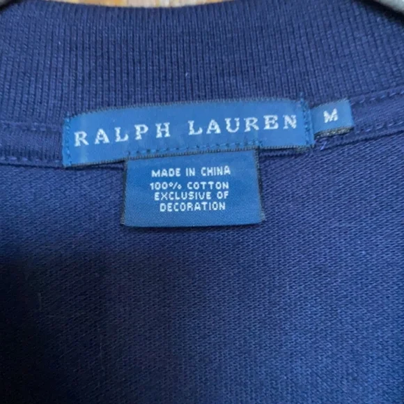 RL BLUE LABEL Blue Polo Leather Patch - Picture 4 of 5